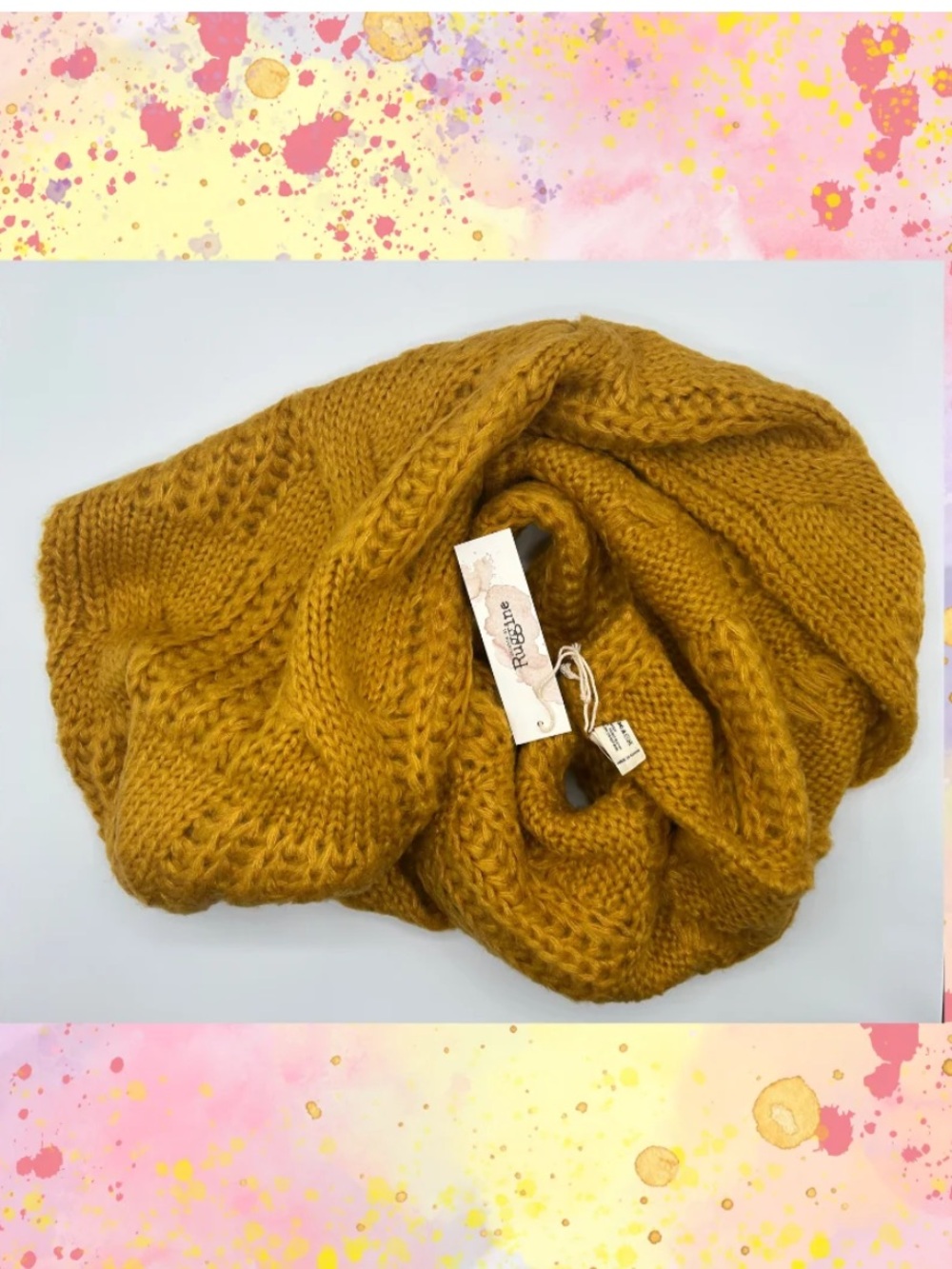 Mustard Infinity Scarf